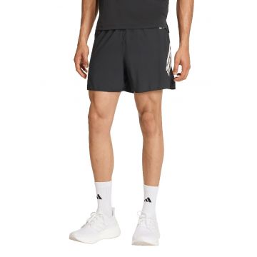 Pantaloni scurti cu talie elastica - pentru alergare - Negru