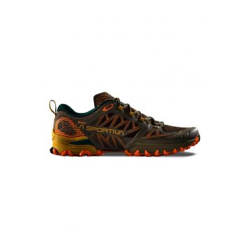 Pantofi Bushido III GTX cu garnituri contrastante pentru alergare - Galben sofran/Portocaliu mandarina/Bej inchis