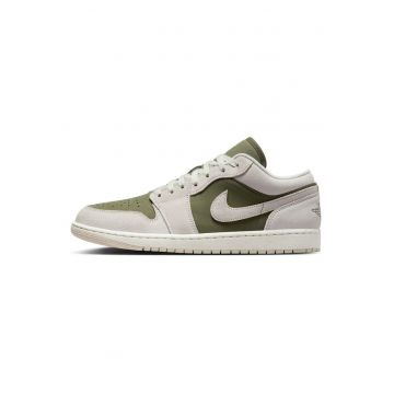 Pantofi sport  Air Jordan 1 Low - alb - piele - Bej