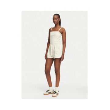 Top sport dama -  bej - material elastic - imprimeu uni -