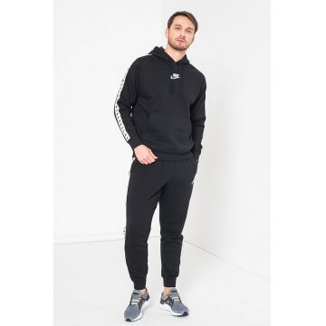 Trening cu gluga si buzunar kangaroo Sportswear Club - Negru