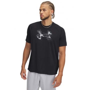 Tricou cu maneci raglan - pentru antrenament - Negru/Gri antracit