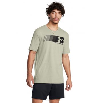 Tricou lejer cu logo pentru antrenament Fast - Verde pal